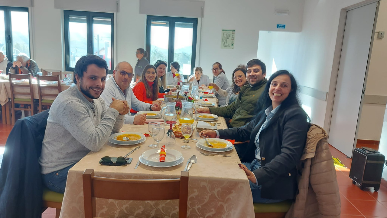 Almoço de Natal do Centro de Convívio e de Solidariedade Social de Sourões